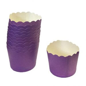 גביעי נייר לקאפקייקס סגול 4.6X6 ס
