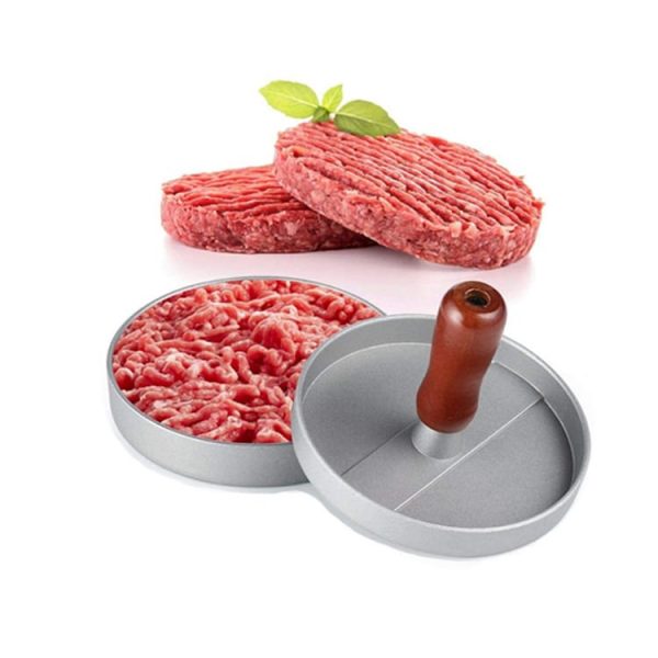 דוחס את הבשרמכשיר להכנתלהמבורגר בקוטר של 11 ס”מ, גודל מושלם ללחמנית המבורגר קלאסית.
