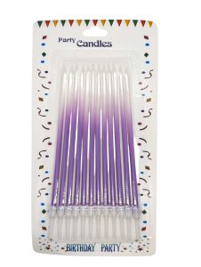 נרות-סגול-לבן-12-יח