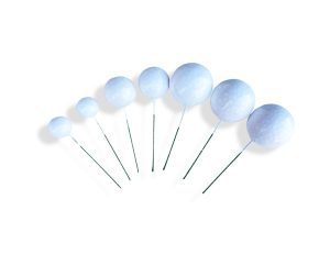 עיגולים--לבנים-בגדלים-שונים-לקישוט-עוגה