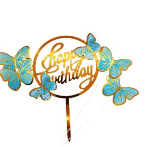 HAPPY-BIRTHDAY-עיגול-זהב-ופרפרים-כחולים