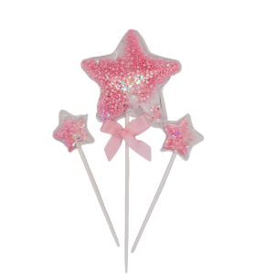 טופר-כוכבים-ורוד-וקונפטי
