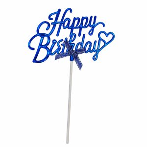 טופר-לקישוט-עוגה-Happy-birthday כחול