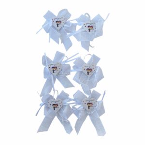 מדבקות-חתן-כלה-קישוטים-לבן--לב-6-יח